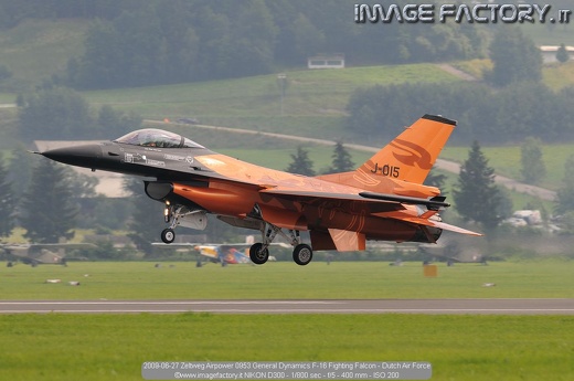 2009-06-27 Zeltweg Airpower 0953 General Dynamics F-16 Fighting Falcon - Dutch Air Force